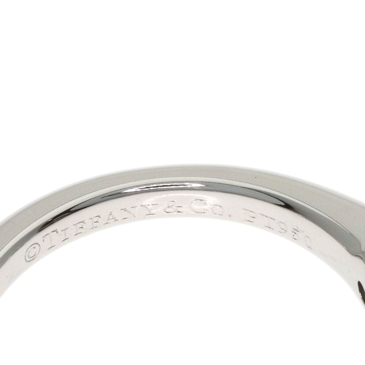 TIFFANY&Co. Solitaire Diamond Ring Platinum PT950 Ladies [Used]