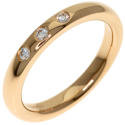 TIFFANY&Co. Stacking band 3P Diamond Ring K18 Yellow Gold Ladies [Used]