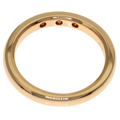 TIFFANY&Co. Stacking band 3P Diamond Ring K18 Yellow Gold Ladies [Used]