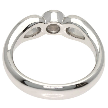 TIFFANY&Co. Double Open Teardrop Diamond Ring Platinum PT950 Ladies [Used]