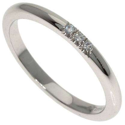 TIFFANY&Co. Forever 3P Diamond Ring Platinum PT950 Ladies [Used]