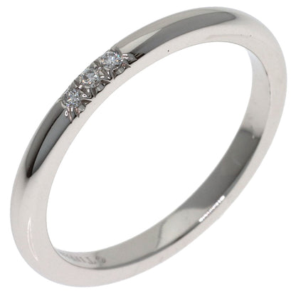 TIFFANY&Co. Forever 3P Diamond Ring Platinum PT950 Ladies [Used]