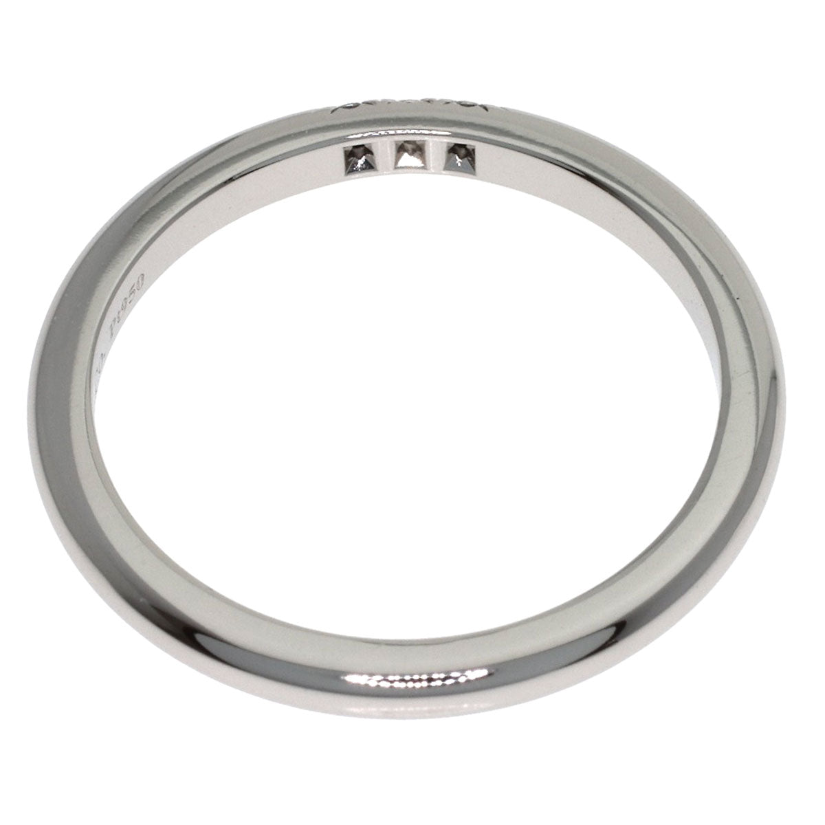 TIFFANY&Co. Forever 3P Diamond Ring Platinum PT950 Ladies [Used]