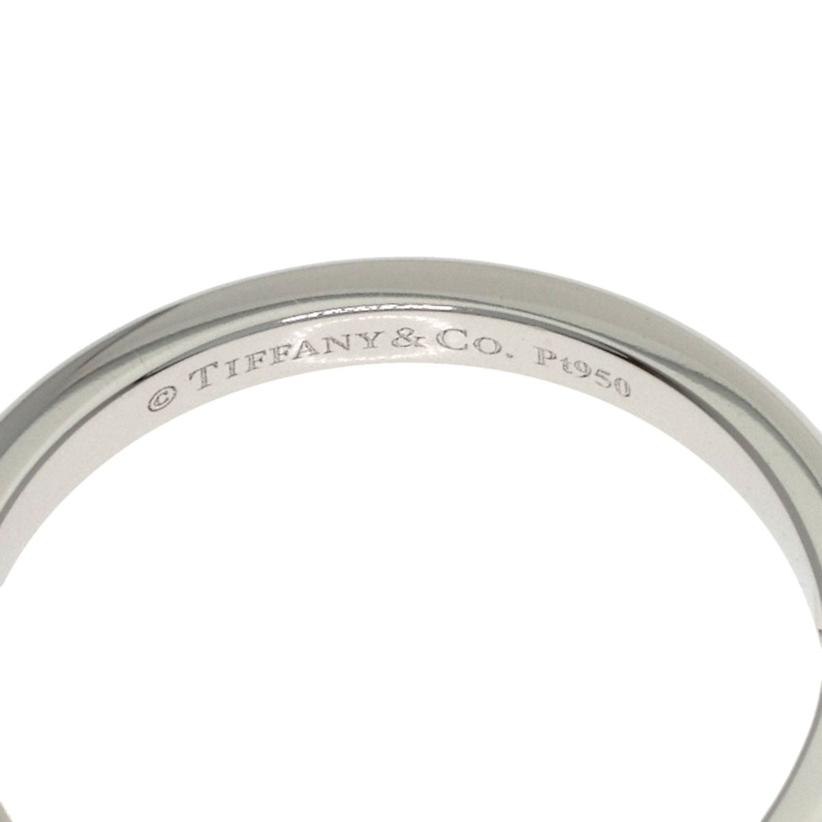TIFFANY&Co. Forever 3P Diamond Ring Platinum PT950 Ladies [Used]