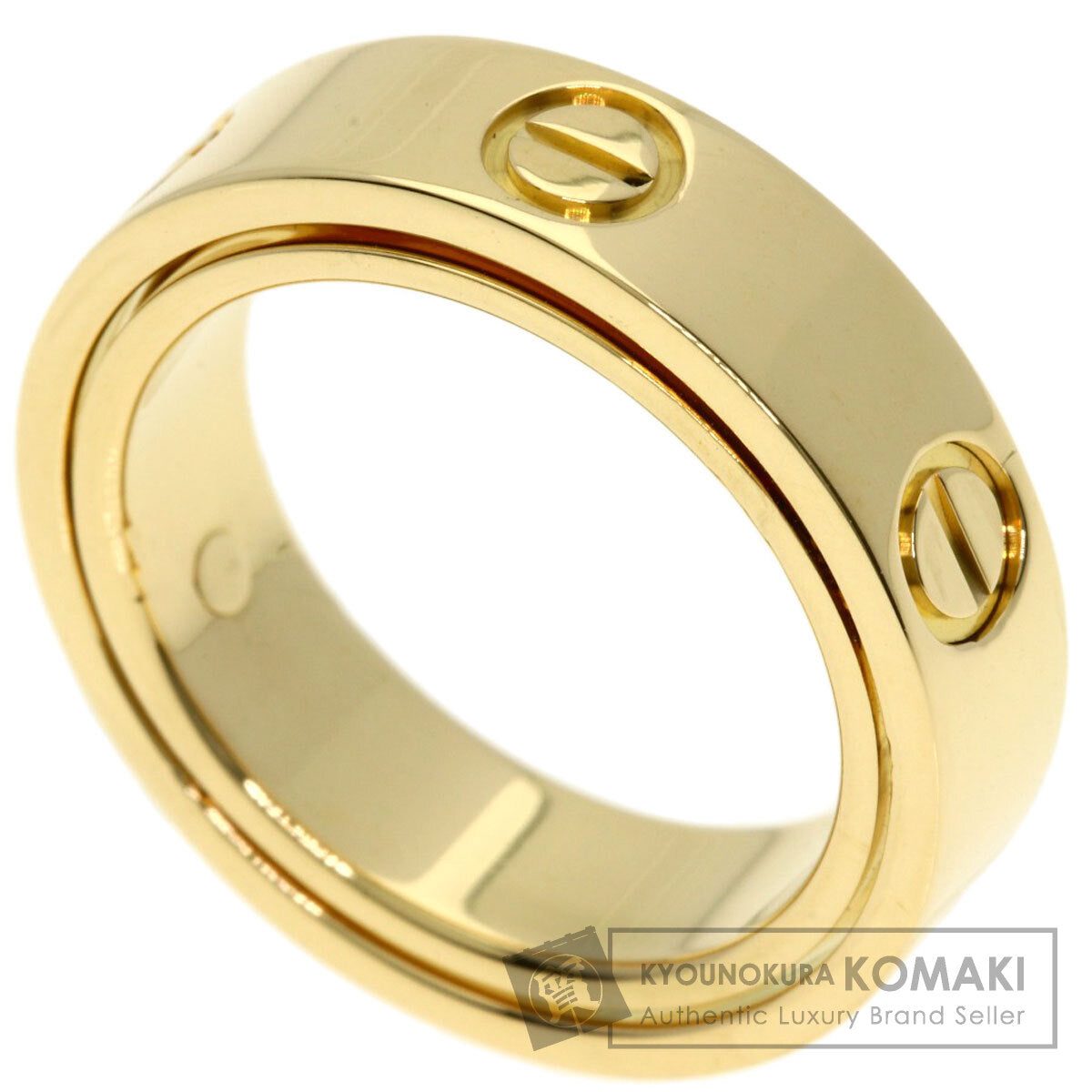 CARTIER Secret love ring # 51 Ring K18 Yellow Gold Ladies [Used]