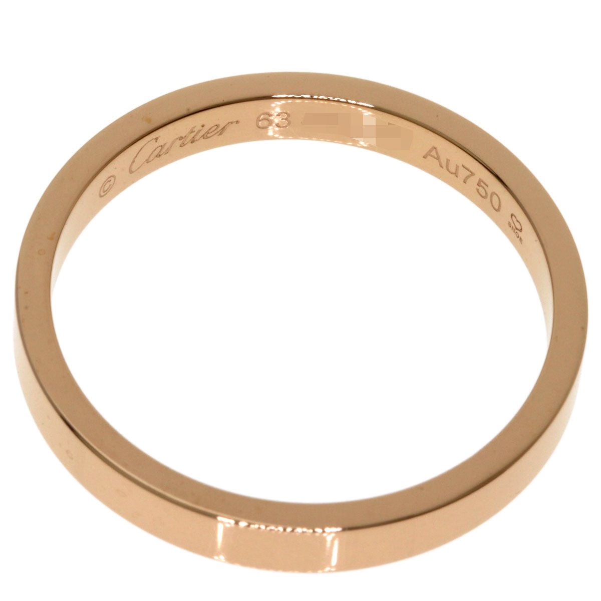 CARTIER C de Cartier #63 Ring K18 Pink Gold unisex [Used]