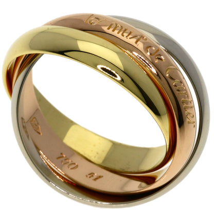 CARTIER Trinity #51 Ring K18 Yellow Gold K18 White GoldLadies [Used]
