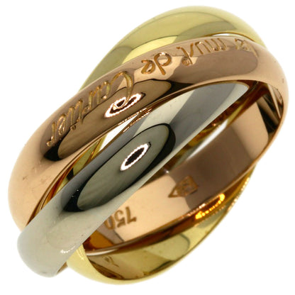 CARTIER Trinity #51 Ring K18 Yellow Gold K18 White GoldLadies [Used]