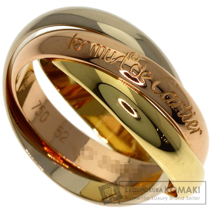 CARTIER Trinity #52 Ring K18 Yellow Gold K18 White GoldLadies [Used]