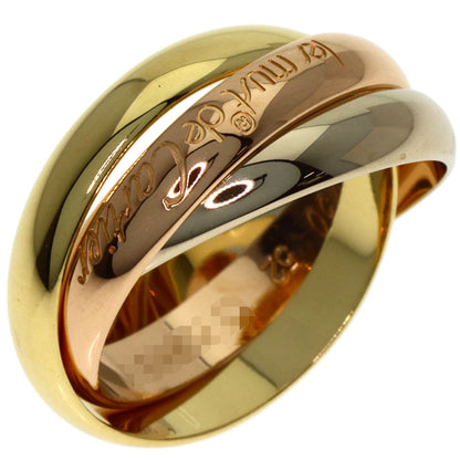CARTIER Trinity #52 Ring K18 Yellow Gold K18 White GoldLadies [Used]