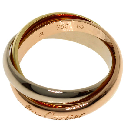 CARTIER Trinity #52 Ring K18 Yellow Gold K18 White GoldLadies [Used]