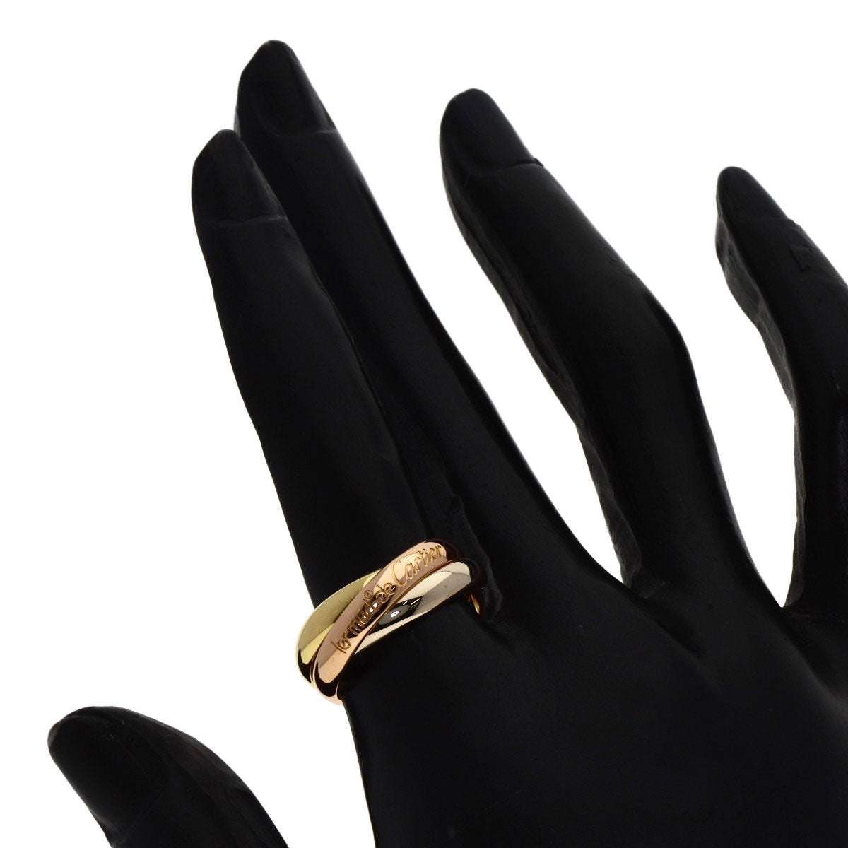 CARTIER Trinity #52 Ring K18 Yellow Gold K18 White GoldLadies [Used]