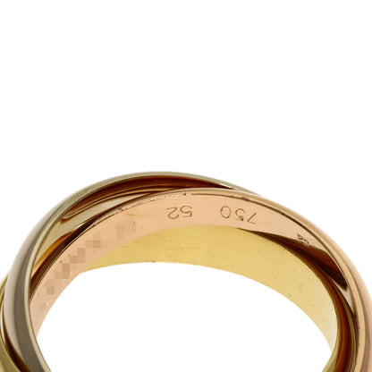 CARTIER Trinity #52 Ring K18 Yellow Gold K18 White GoldLadies [Used]