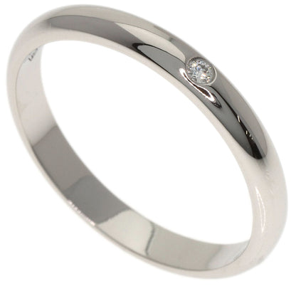 CARTIER Wedding 1P Diamond #52 Ring Platinum PT950 Ladies [Used]