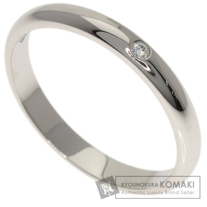 CARTIER Wedding 1P Diamond #52 Ring Platinum PT950 Ladies [Used]