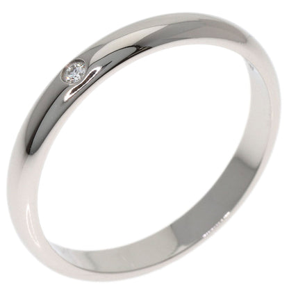CARTIER Wedding 1P Diamond #52 Ring Platinum PT950 Ladies [Used]