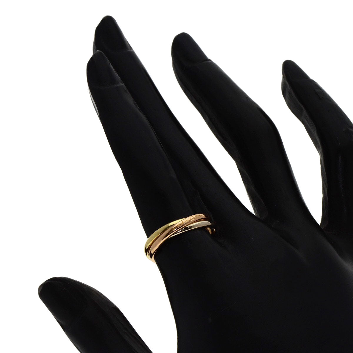 CARTIER Trinity XS #51 Ring K18 Yellow Gold K18 White GoldLadies [Used]