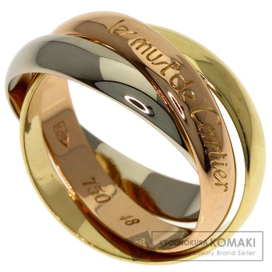 CARTIER Trinity #48 Ring K18 Yellow Gold K18 White GoldLadies [Used]