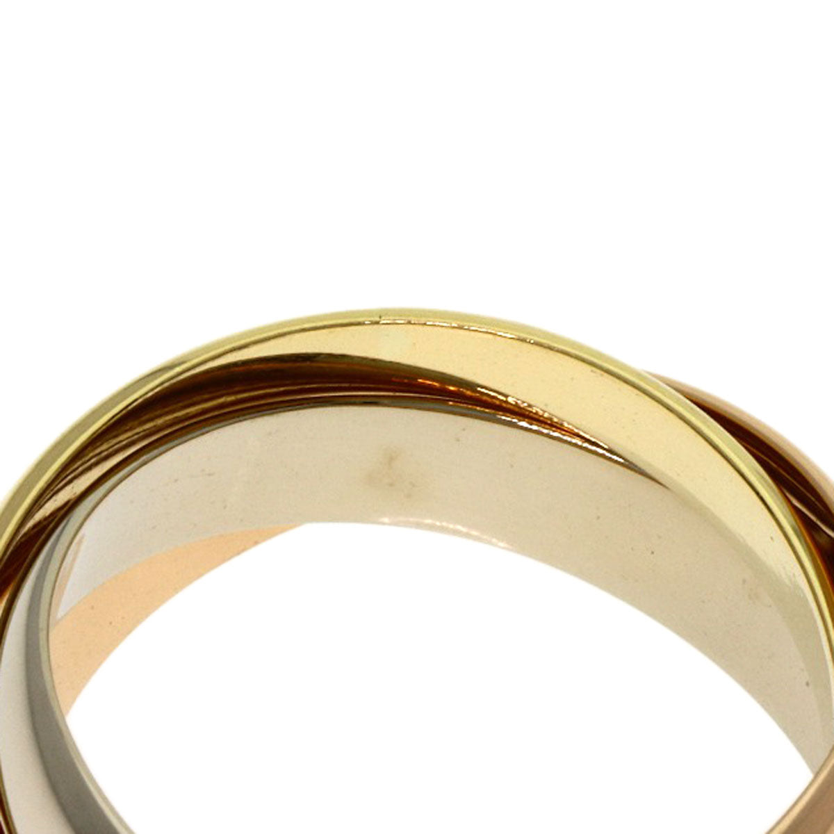 CARTIER Trinity #48 Ring K18 Yellow Gold K18 White GoldLadies [Used]