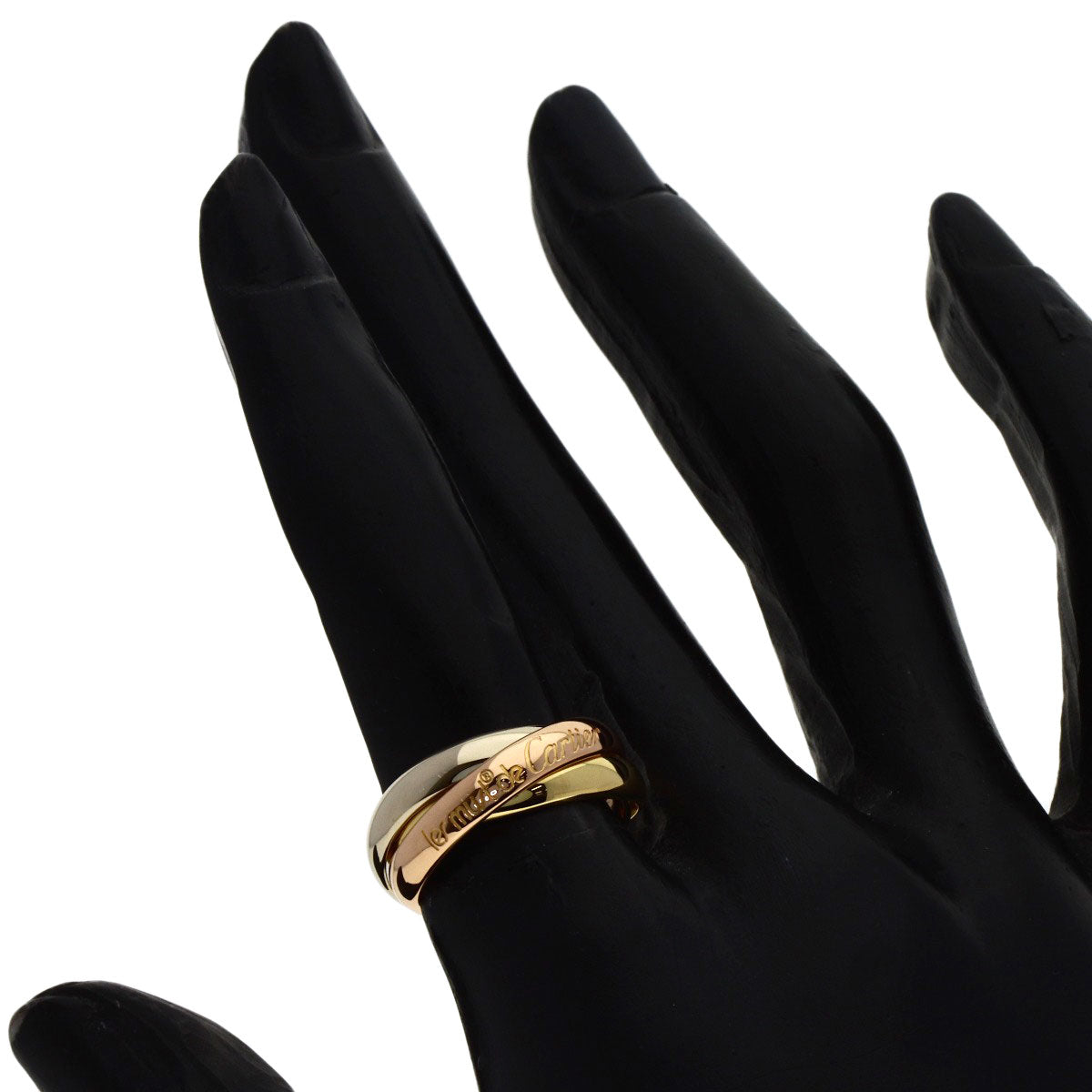 CARTIER Trinity #49 Ring K18 Yellow Gold K18 White GoldLadies [Used]