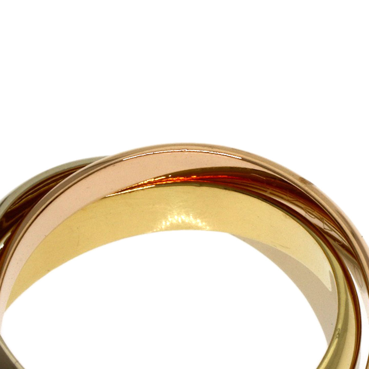 CARTIER Trinity #49 Ring K18 Yellow Gold K18 White GoldLadies [Used]