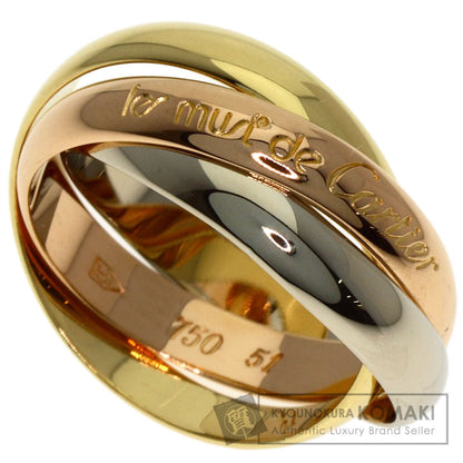 CARTIER Trinity #51 Ring K18 Yellow Gold K18 White GoldLadies [Used]