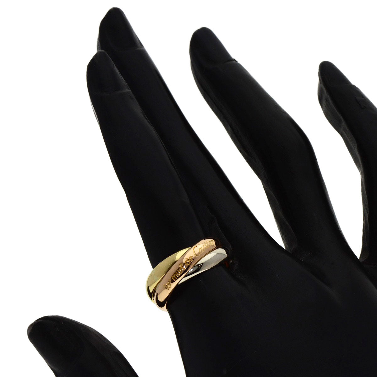 CARTIER Trinity #51 Ring K18 Yellow Gold K18 White GoldLadies [Used]