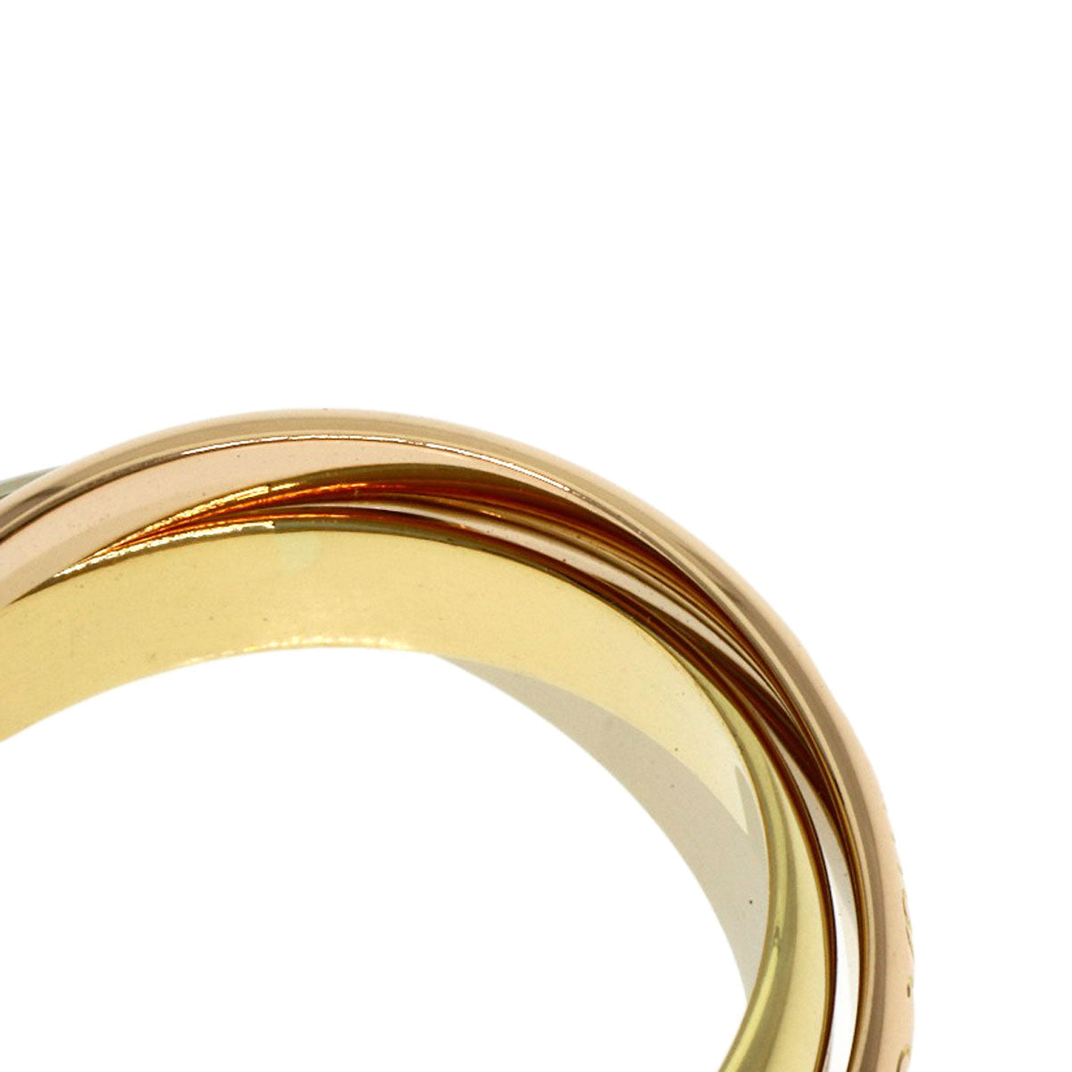 CARTIER Trinity #51 Ring K18 Yellow Gold K18 White GoldLadies [Used]