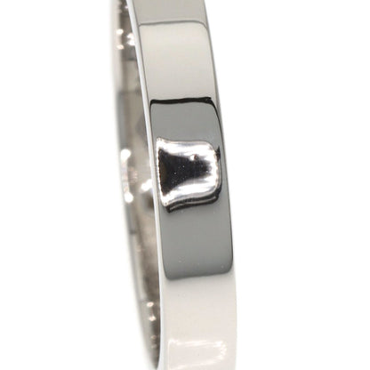 CARTIER Engraved 1P Diamond # 50 Ring Platinum PT950 Ladies [Used]