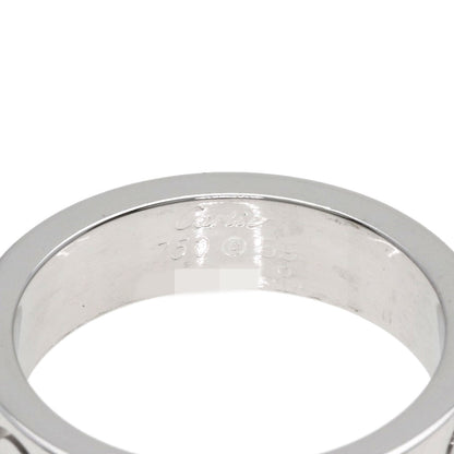 CARTIER Love ring black sapphire #59 Ring K18 White Gold Ladies [Used]
