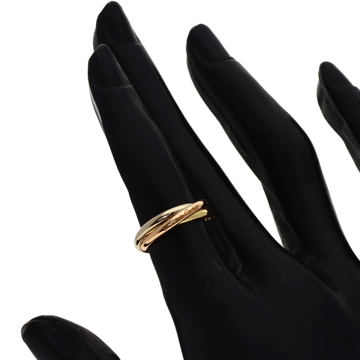 CARTIER Trinity XS #46 Ring K18 Yellow Gold K18 White GoldLadies [Used]