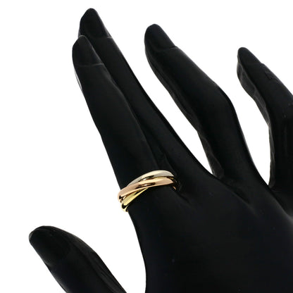 CARTIER Trinity SM #50 Ring K18 Yellow Gold K18 White GoldLadies [Used]