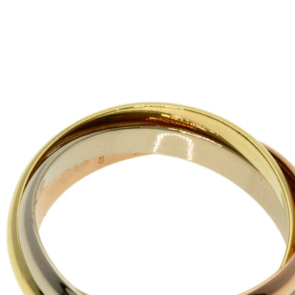 CARTIER Trinity SM #50 Ring K18 Yellow Gold K18 White GoldLadies [Used]