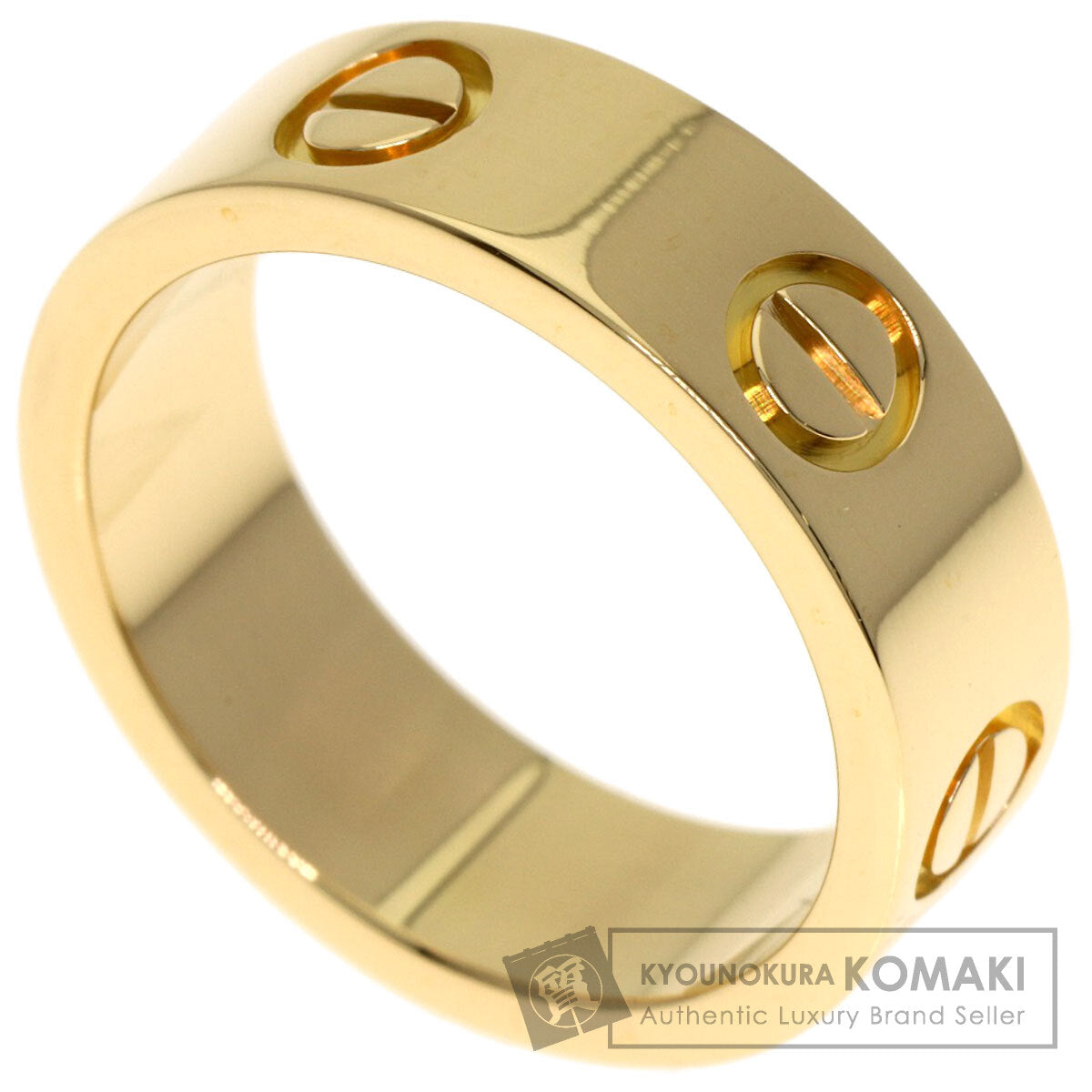 CARTIER love ring #48 Ring K18 Yellow Gold Ladies [Used]
