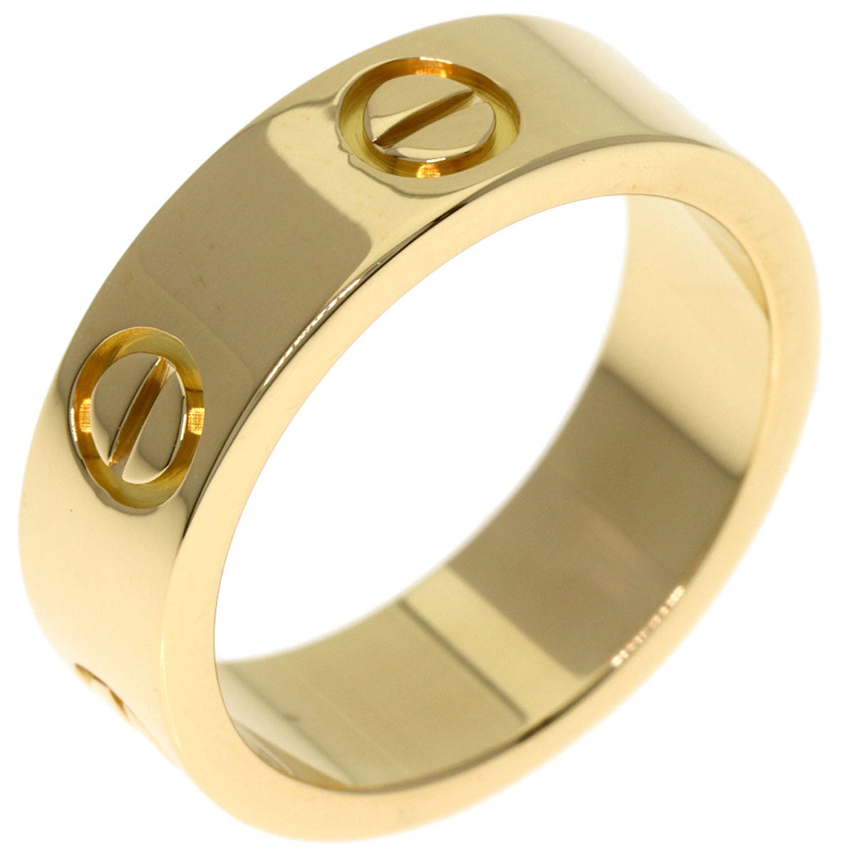 CARTIER love ring #48 Ring K18 Yellow Gold Ladies [Used]