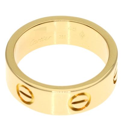 CARTIER love ring #48 Ring K18 Yellow Gold Ladies [Used]