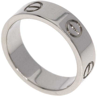CARTIER love ring #53 Ring K18 White Gold Ladies [Used]