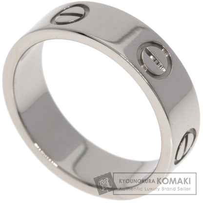 CARTIER love ring #53 Ring K18 White Gold Ladies [Used]