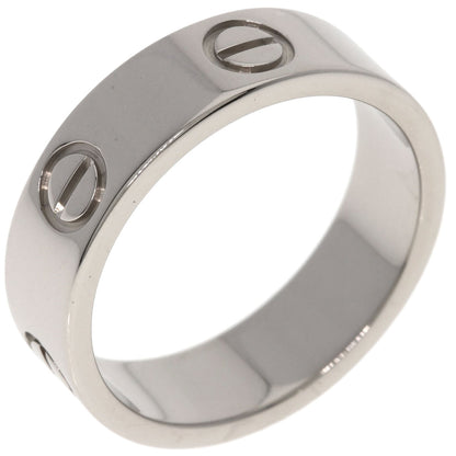 CARTIER love ring #53 Ring K18 White Gold Ladies [Used]