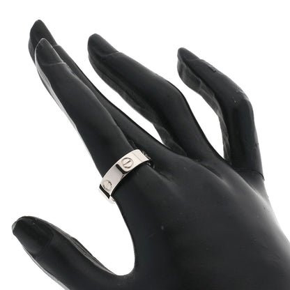 CARTIER love ring #53 Ring K18 White Gold Ladies [Used]