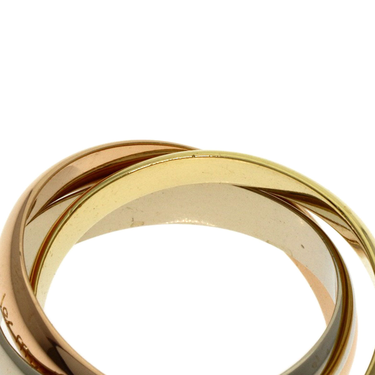 CARTIER Trinity #50 Ring K18 Yellow Gold K18 White GoldLadies [Used]
