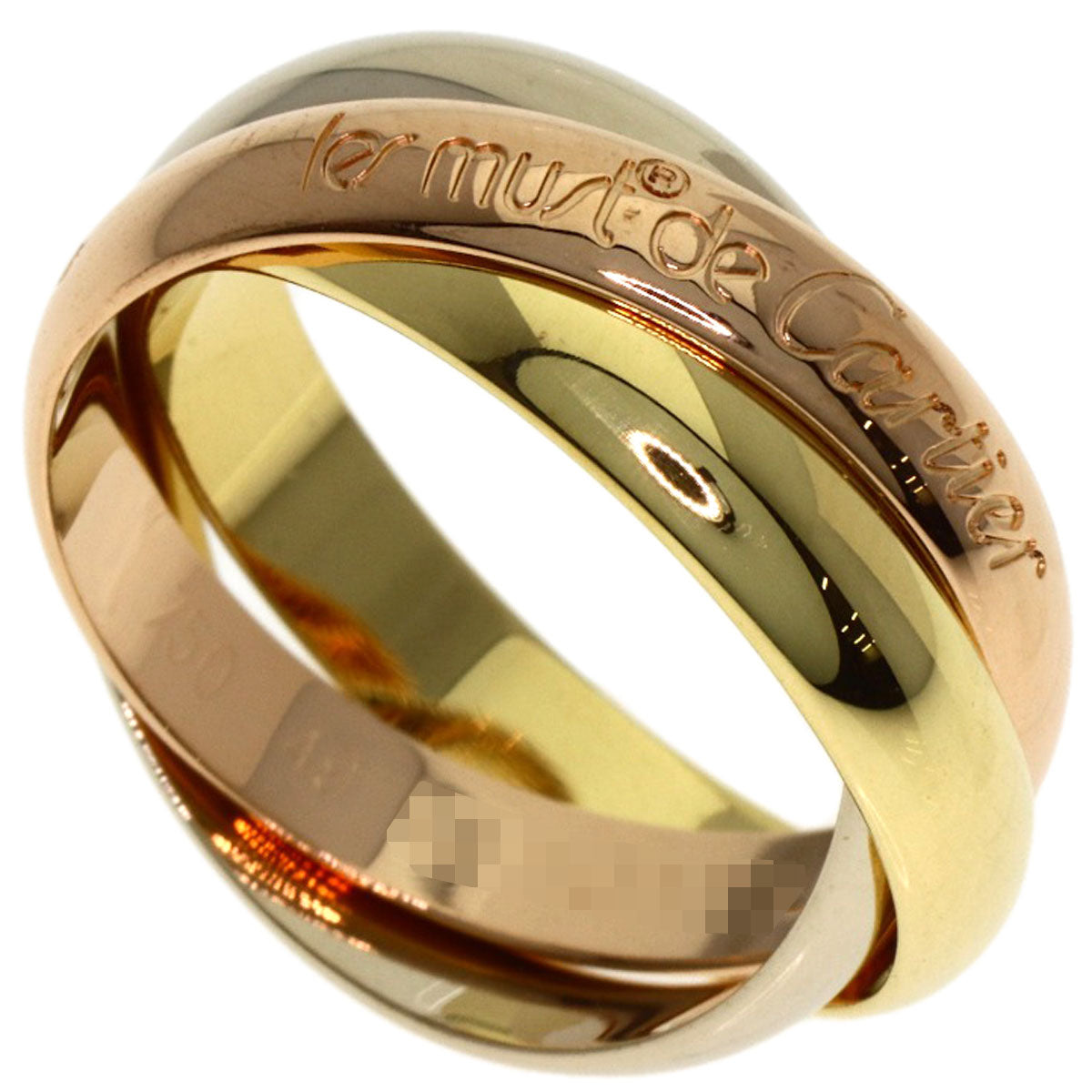 CARTIER Trinity #49 Ring K18 Yellow Gold K18 White GoldLadies [Used]