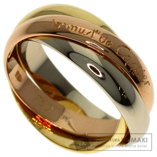 CARTIER Trinity #51 Ring K18 Yellow Gold K18 White GoldLadies [Used]