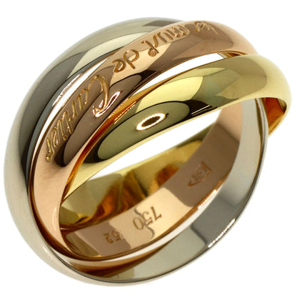 カルティエ トリニティ #52 リング・指輪 K18イエローゴールド/K18WG/K18PG レディース 【中古】【CARTIER】