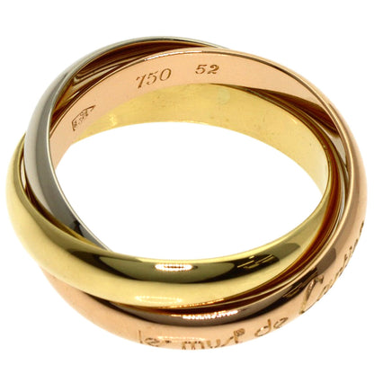 カルティエ トリニティ #52 リング・指輪 K18イエローゴールド/K18WG/K18PG レディース 【中古】【CARTIER】