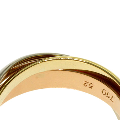 カルティエ トリニティ #52 リング・指輪 K18イエローゴールド/K18WG/K18PG レディース 【中古】【CARTIER】