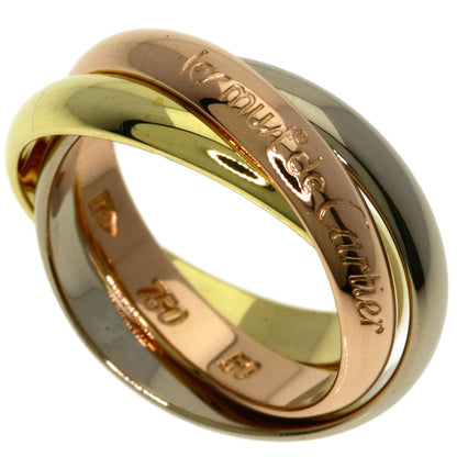 CARTIER Trinity Ring K18 Yellow Gold K18 White GoldLadies [Used]