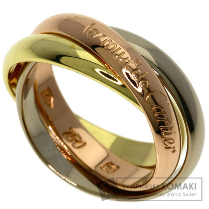 CARTIER Trinity Ring K18 Yellow Gold K18 White GoldLadies [Used]