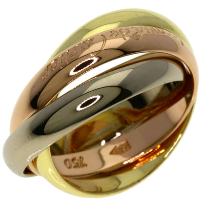 CARTIER Trinity Ring K18 Yellow Gold K18 White GoldLadies [Used]