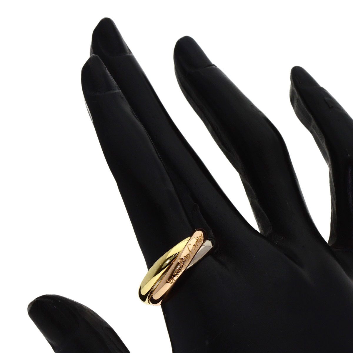 CARTIER Trinity #58 Ring K18 Yellow Gold K18 White GoldLadies [Used]